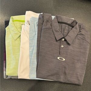 Oakley Men's Polo Shirt Bundle - Assorted Colors - Size L